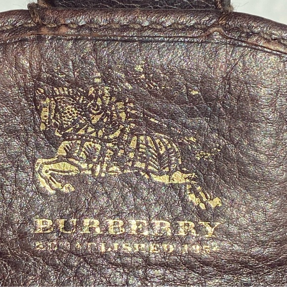 Vintage Burberry Nova Check Plaid Cloth Continental Wallet with leather accents - Picture 10 of 16